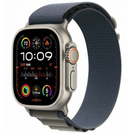 Часы Apple Watch Ultra 2 49 мм, S, Titanium Case with Blue Alpine Loop