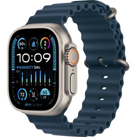 Часы Apple Watch Ultra 2 49 мм, Titanium Case with Blue Ocean Band