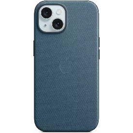 Чехол Apple iPhone 15 FineWoven Case with MagSafe, синий