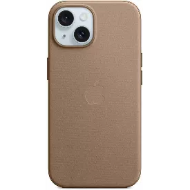 Чехол Apple iPhone 15 FineWoven Case with MagSafe, коричневый