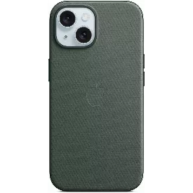 Чехол Apple iPhone 15 FineWoven Case with MagSafe, зеленый