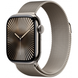 Умные часы Apple Watch Series 10 42 мм, Titanium Case Cellular, Milanese Loop, Natural