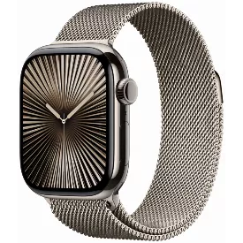 Умные часы Apple Watch Series 10 46 мм, Titanium Case Cellular, Milanese Loop, Natural