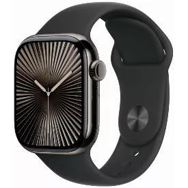 Умные часы Apple Watch Series 10 42 мм, M/L 140-245 мм, Titanium Case GPS+Cellular, Black