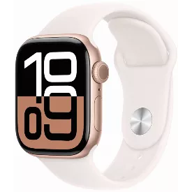 Умные часы Apple Watch Series 10 46 мм, S/M 130-200 мм, Aluminium Case GPS, Rose Gold