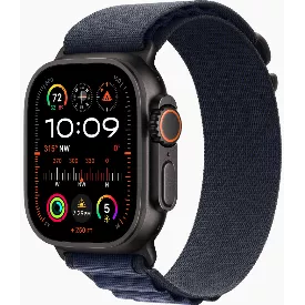 Часы Apple Watch Ultra 2 2024 49 мм, L, Titanium Case with Black Blue Alpine Loop