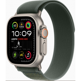 Часы Apple Watch Ultra 2 2024 49 мм, S/M, Titanium Case with Natural Green Trail Loop