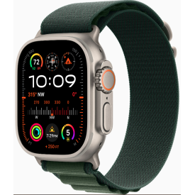 Часы Apple Watch Ultra 2 2024 49 мм, L, Titanium Case with Natural Olive Alpine Loop