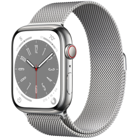 Умные часы Apple Watch Series 8 41 мм, сталь/серебристая петля