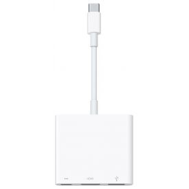 Многопортовый адаптер от USB-C до цифрового AV USB-C Digital AV Multiport Adapter, белый