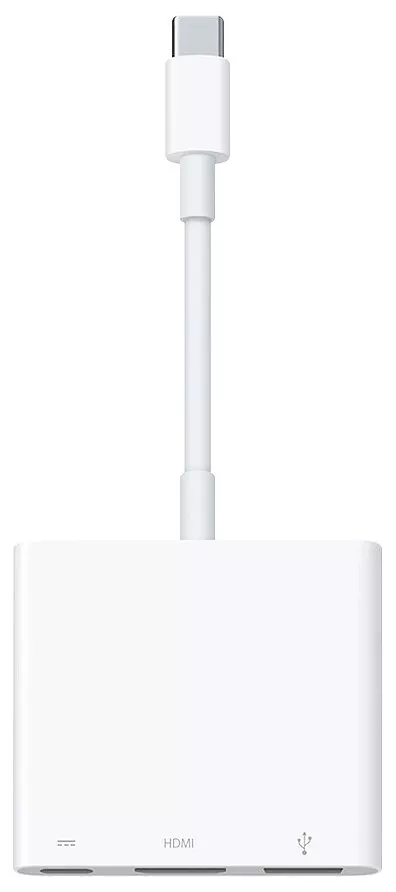 Переходник/адаптер Apple USB Type-C - USB Type-C/USB/VGA, белый