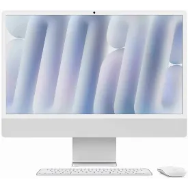 Моноблок Apple iMac 24 2024 (MWUC3), 16/256 GB, Silver