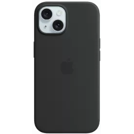 Чехол для iPhone 15 Silicone Case with MagSafe, черный