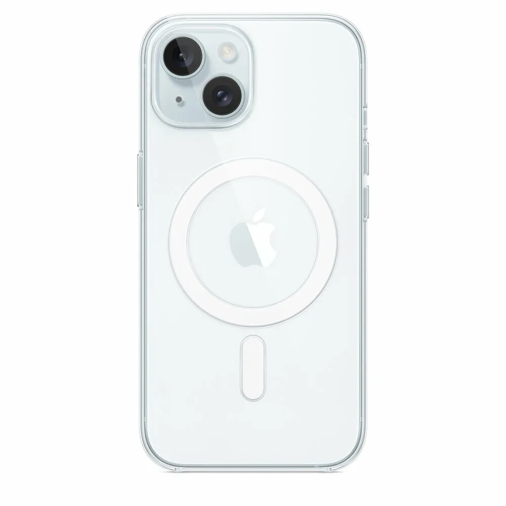 Чехол Apple iPhone 15 Clear Case with MagSafe, прозрачный