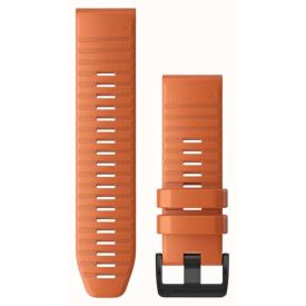 Ремешок Quickfit 26 Watch Ember  Silicone, Orange, оранжевый