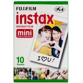 Картридж для моментальной фотографии Fujifilm Instax Mini Glossy, 800 ISO, 100 г, 20 шт., белая