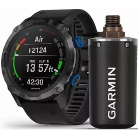 Умные часы Garmin DESCENT MK2i + датчик Descent T1, черный