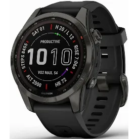 Умные часы Garmin Fenix 7S, серый/черный