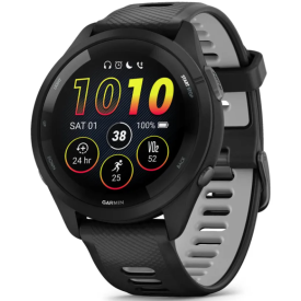 Умные часы Garmin Forerunner 265S, 46 мм, черный/серый