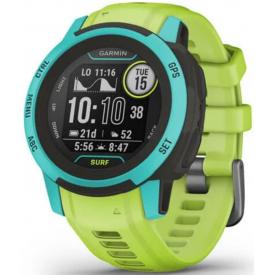 Смарт-часы Garmin INSTINCT 2S Solar Surf Edition, зеленый