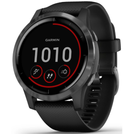Умные часы Garmin Vivoactive 4 Wi-Fi NFC, серый/черный