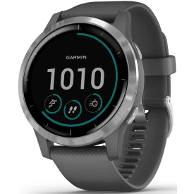 Умные часы Garmin Vivoactive 4 Wi-Fi NFC, серебристый/серый