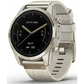Умные часы Garmin Epix Pro (Gen 2) Sapphire Edition Titanium, 42 мм, Gold, золотистый