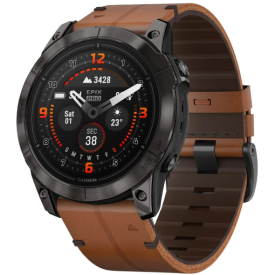 Умные часы Garmin Epix Pro (Gen 2) Sapphire Edition Titanium, 51 мм, кожа