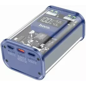 Внешний аккумулятор (Power Bank) Hoco J105, 10000 mAh, синий
