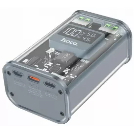 Внешний аккумулятор (Power Bank) Hoco J105, 10000 mAh, серый