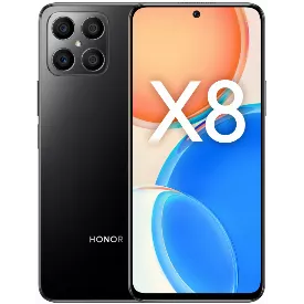 Смартфон HONOR X8 4G 6/128 ГБ Global NFC, Dual nano SIM, полночный, Black, черный