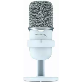 Микрофон проводной HyperX SoloCast, разъем: USB Type-C, белый