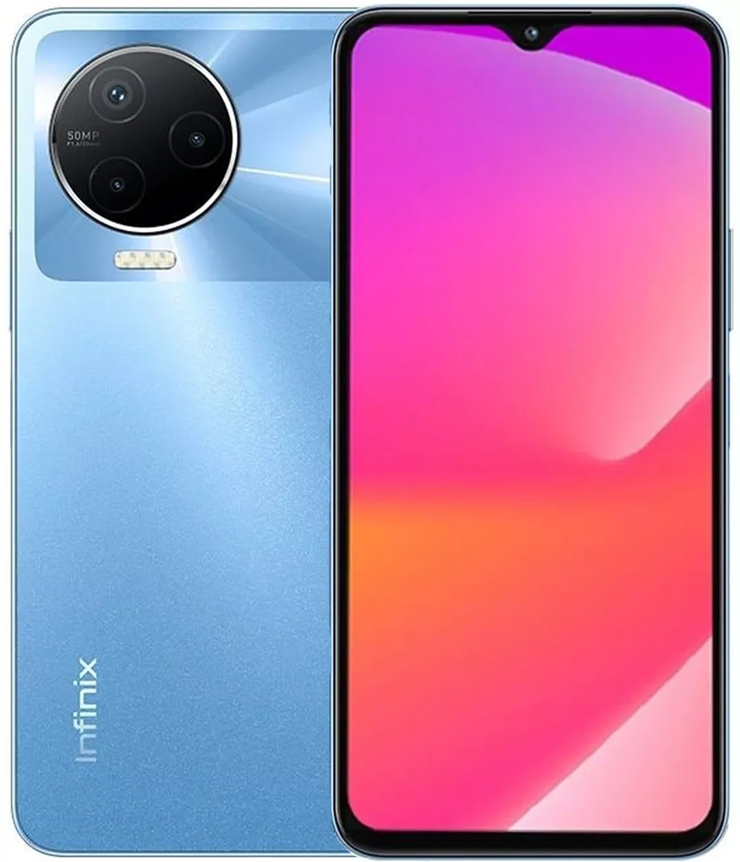 Смартфон Infinix NOTE 12 2023, 8/256 ГБ, Dual nano SIM, небесный голубой