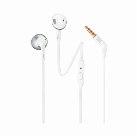 Наушники JBL T205, светлый хром