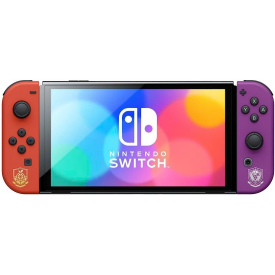 Игровая приставка Nintendo Switch OLED, 64 ГБ, Pokemon Scarlet/Violet, /фиолетовый, Red, красный