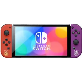 Игровая приставка Nintendo Switch OLED, 64 ГБ, Pokemon Scarlet/Violet, красный/фиолетовый