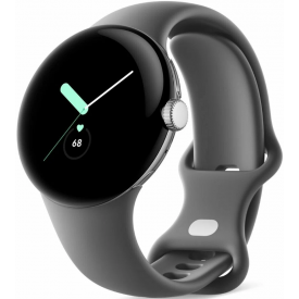 Смарт-часы Google Pixel Watch 41 мм, GPS+Cellular, серебристый/черный