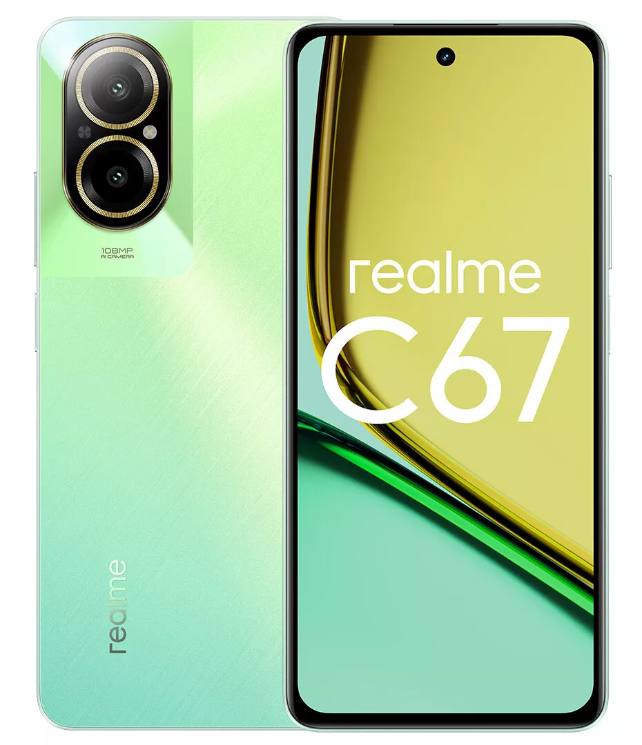 Смартфон Realme C67, 6/128 ГБ, зеленый