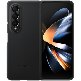 Чехол Galaxy Z Fold4 Leather Cover, черный