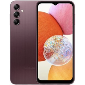 Смартфон Samsung A14 4/128 ГБ, Dual nano SIM, темно-, Red, красный
