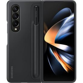 Комплект Samsung Note Package с чехлом Standing Cover для Galaxy Z Fold4 и сетевым зарядным устройством, Black, черный