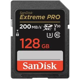 Карта памяти SanDisk Extreme Pro, 128 ГБ, черный