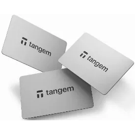 Аппаратный мультивалютный криптокошелек Tangem Wallet 2.0, набор из 3 карт, белый