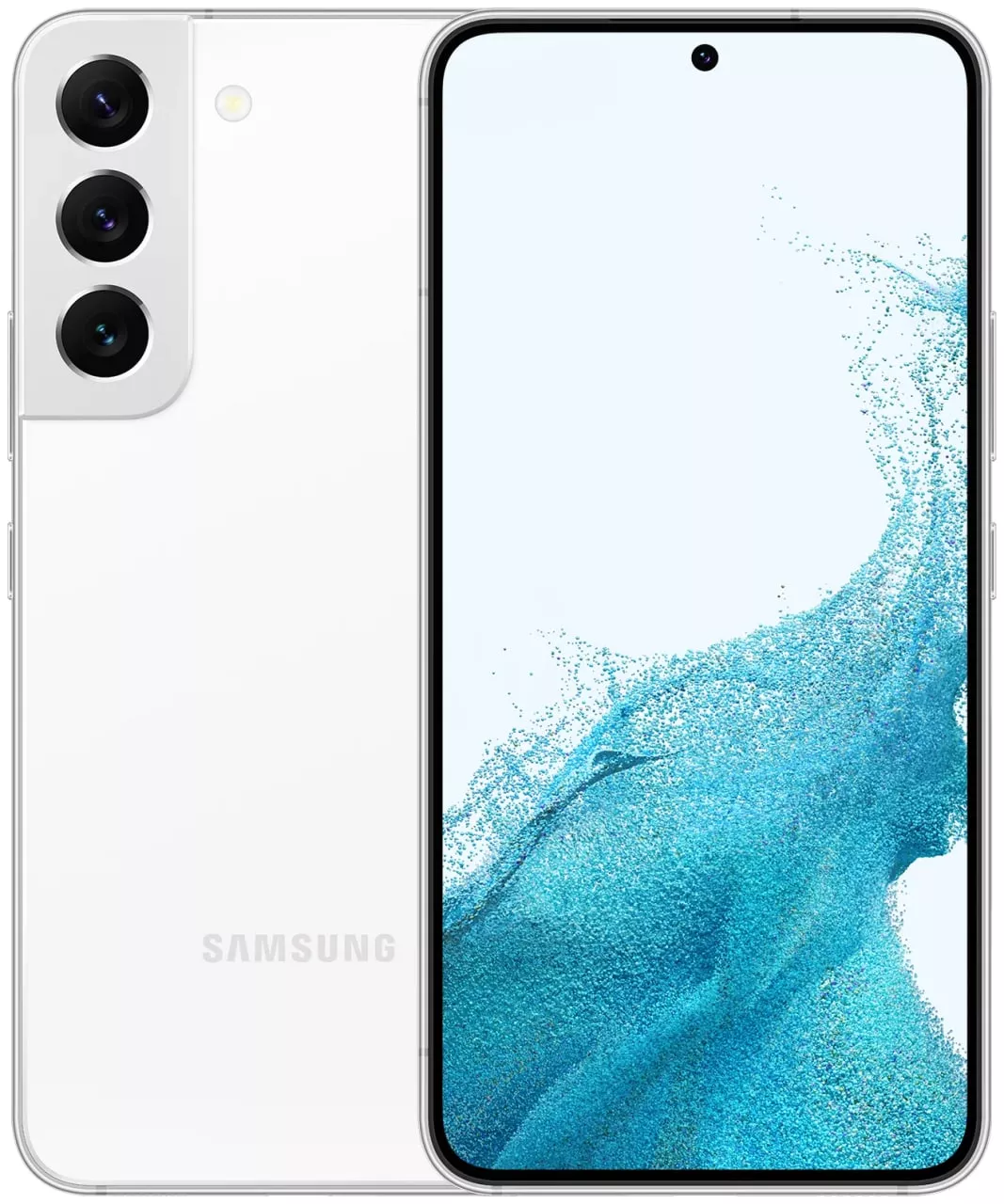 Смартфон Samsung Galaxy S22 5G, 8.128 Гб, белый, Dual SIM (nano SIM+eSIM)