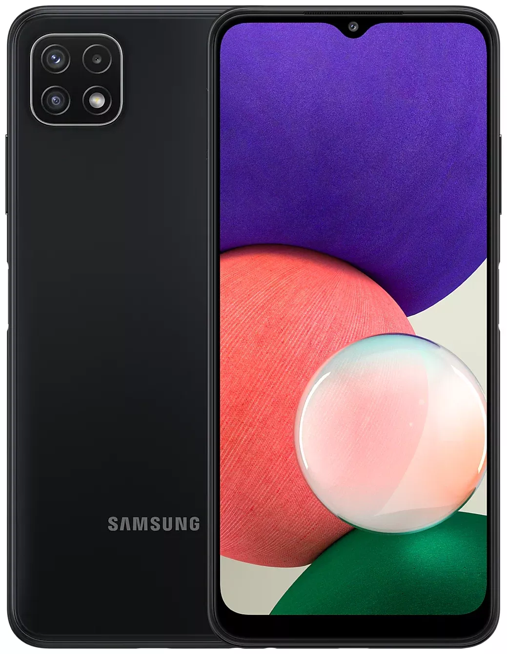 Смартфон Samsung Galaxy A22s 4/128 Гб, черный