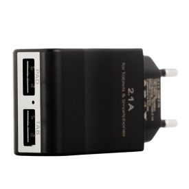Сетевое зарядное устройство для Apple InterStep 2 USB 2.1A + кабель Lightning (Китай)