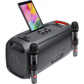 Портативная акустика JBL PartyBox On-The-Go, с двумя микрофонами, Black, черный