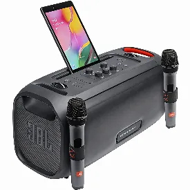 Портативная акустика JBL PartyBox On-The-Go, с двумя микрофонами, Black, черный