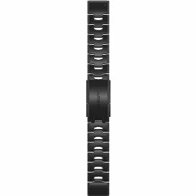 Ремешок Garmin Quickfit, 22, Watch Band Vented Titanium Bracelet with Carbon Gray, DLC Coating