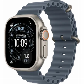 Часы Apple Watch Ultra 3 49 мм, Titanium Case with Anchor Blue Ocean Band